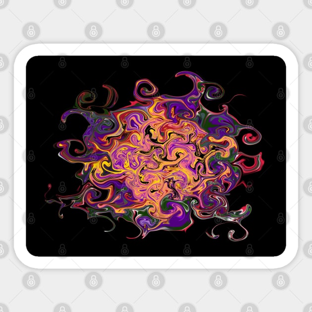 Brain Sticker by Orchid's Art